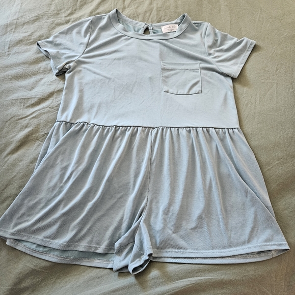 lavender field Pants - New Lavender Field Women's Light Green Romper Size Medium